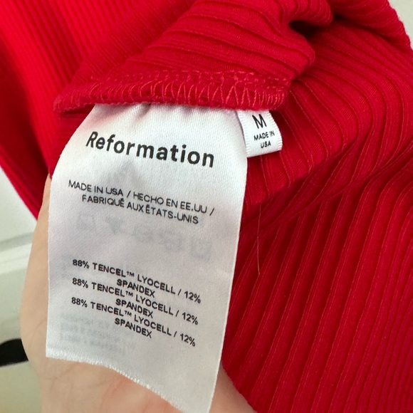 NWOT Reformation Neil Knit Dress - Picture 5 of 6